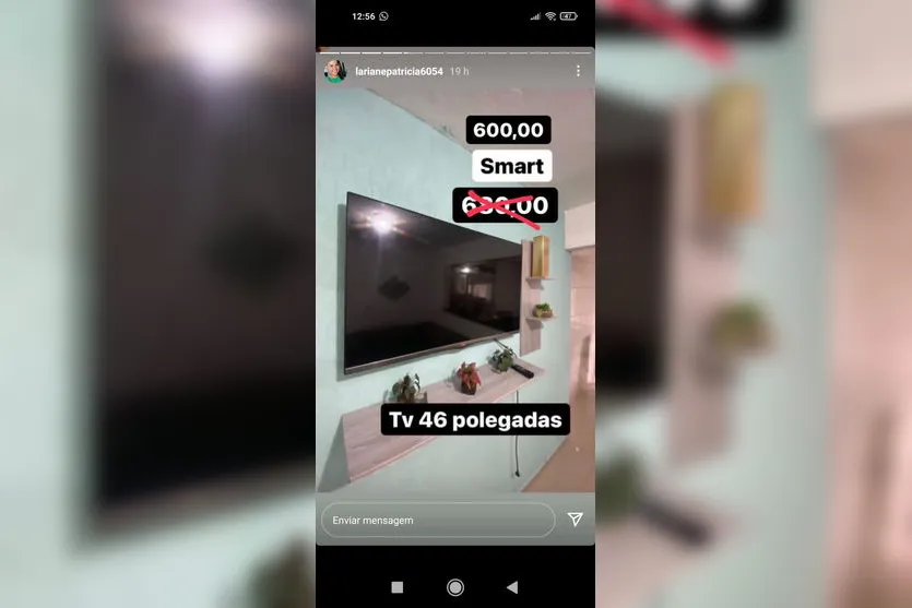 Apucaranense tem conta do Instagram invadida e sofre ameaça