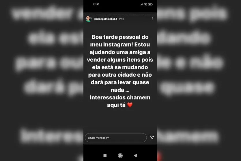 Apucaranense tem conta do Instagram invadida e sofre ameaça