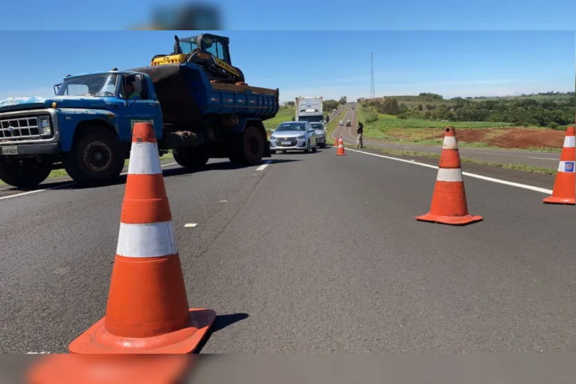 Atenção: trecho entre Apucarana e Cambira segue interditado