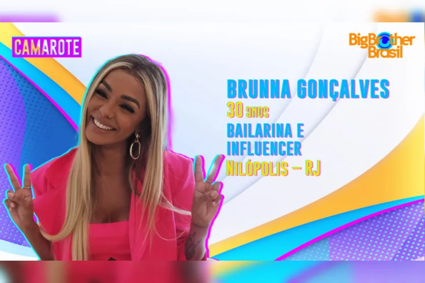 BBB22: Brunna Gonçalves é participante do reality show