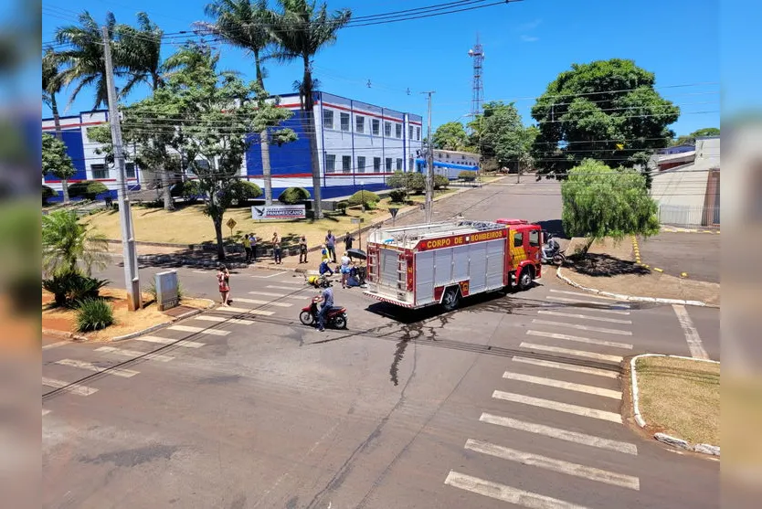 Câmera flagra colisão entre motos em Ivaiporã; veja