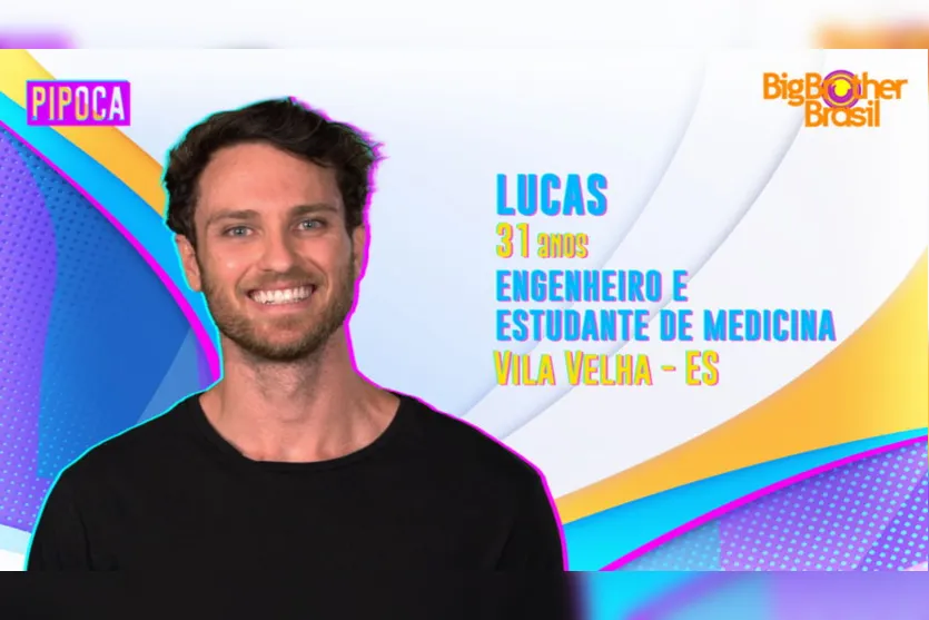 Conheça Lucas, integrante da 'Pipoca' no BBB22