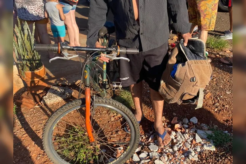 Criança e ciclista são socorridos após acidente no Pirapó