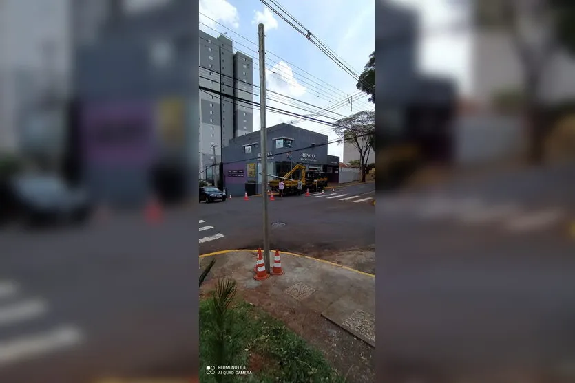 Esquina onde ocorreu acidente ganha semáforo em Apucarana