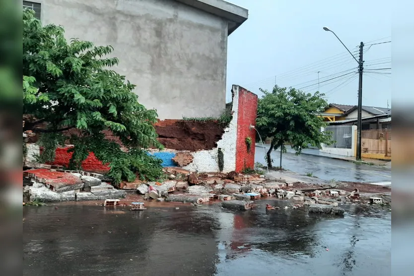 Estragos da chuva: Apucarana cria força-tarefa