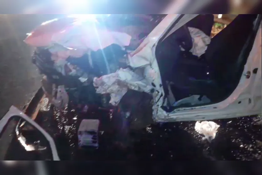 Grave acidente deixa cinco pessoas feridas na PR-444