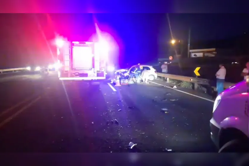 Grave acidente deixa cinco pessoas feridas na PR-444