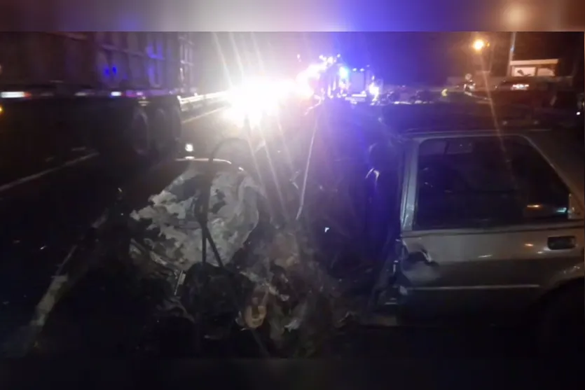 Grave acidente deixa cinco pessoas feridas na PR-444