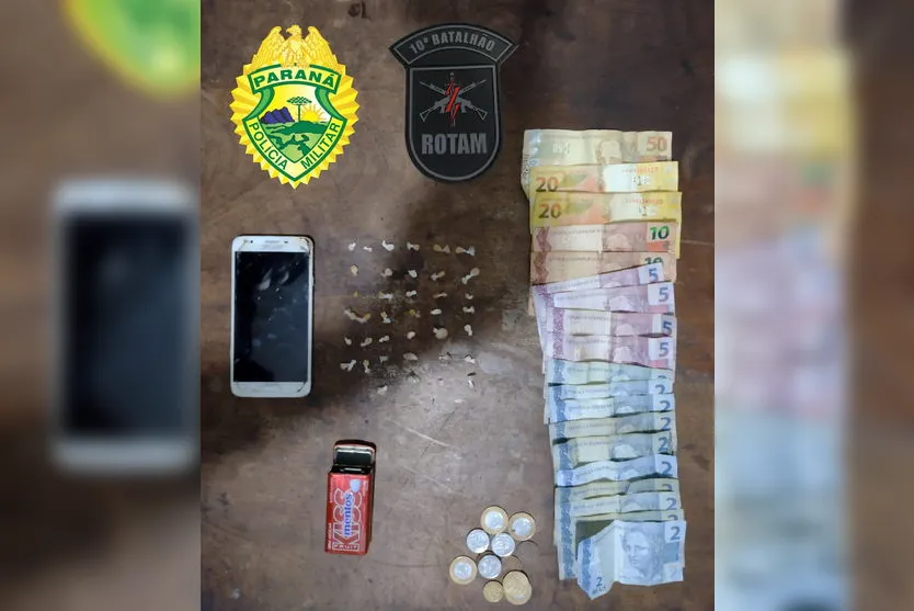 Homem conhecido pela PM é preso com crack em Apucarana