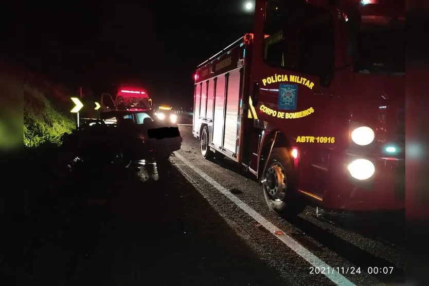 Homem de 29 anos morre em acidente registrado na PR-444