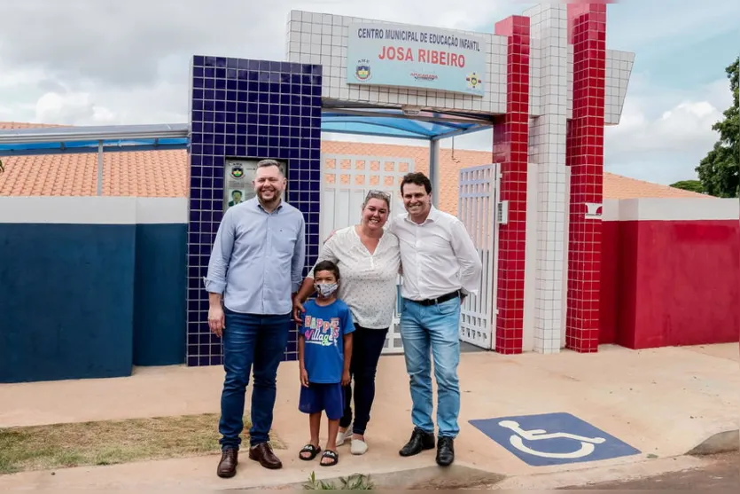 Junior da Femac entrega novo prédio do CMEI “Josa Ribeiro”