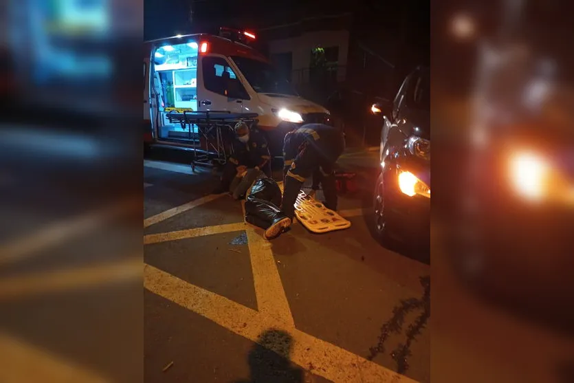 Motociclista fica ferido em acidente no Bairro da Igrejinha