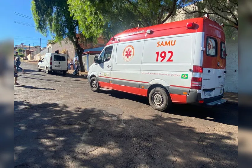 Motociclista sofre acidente em Apucarana e foge a pé