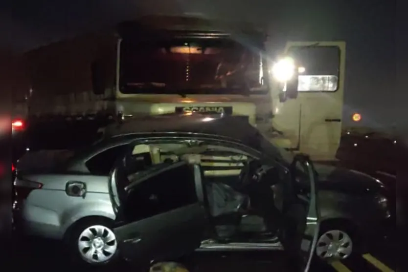 Motorista de Arapongas morre na hora após acidente na PR-444