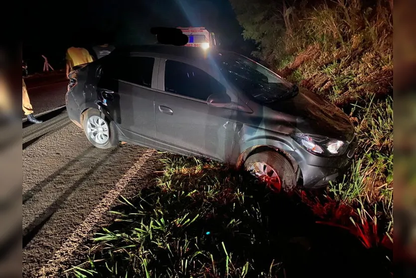 Motorista sai da pista e fica ferido no Contorno Norte