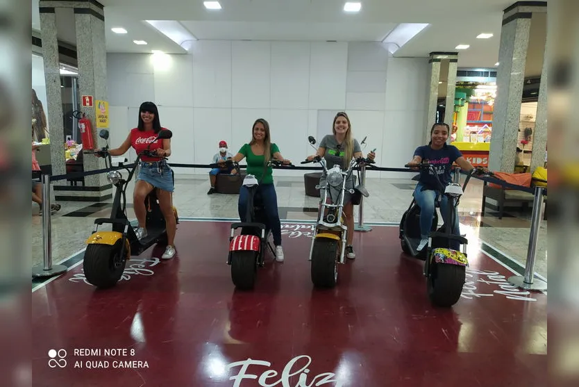 "Natal Encantado": Shopping Centronorte entrega scooters