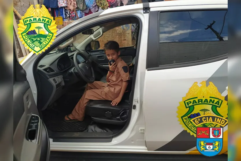 Natal: PM entrega presentes em Ivaiporã e Jardim Alegre