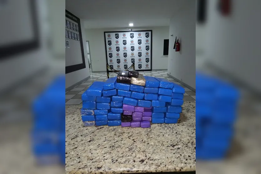 PM de Apucarana apreende 40 KG de maconha; casal foi preso