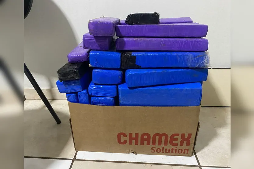 PM de Apucarana apreende 40 KG de maconha; casal foi preso