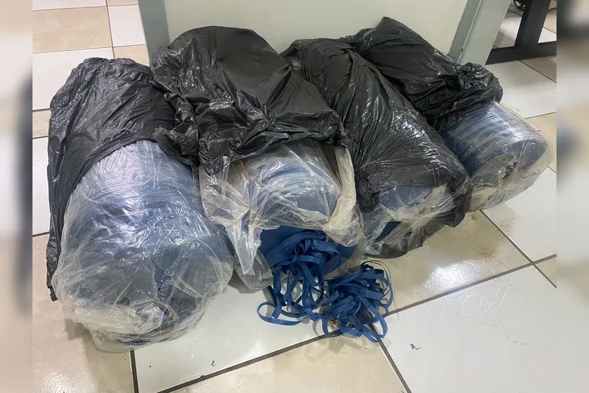 PM recupera objetos de furto abandonados em Apucarana