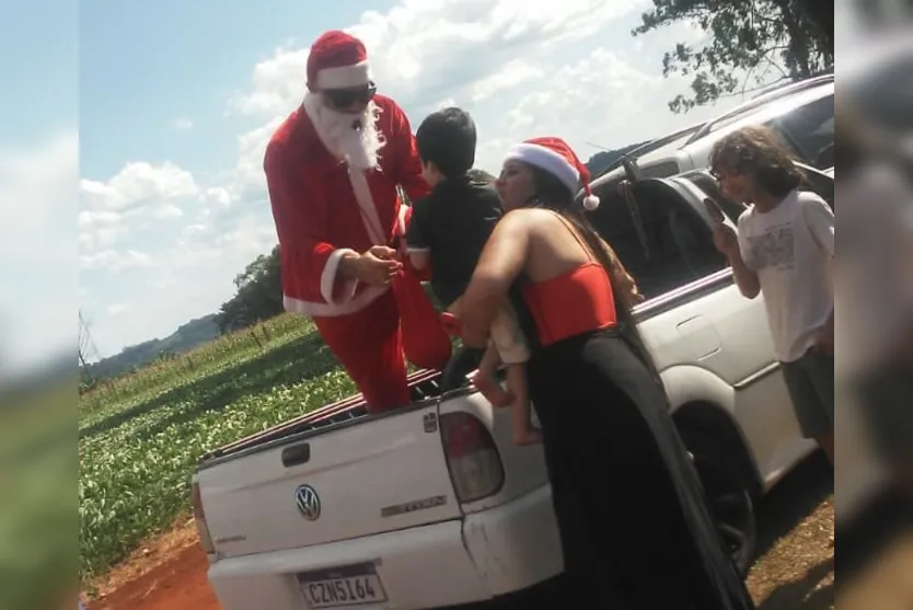 'Papai Noel' de Apucarana tem carro furtado neste domingo