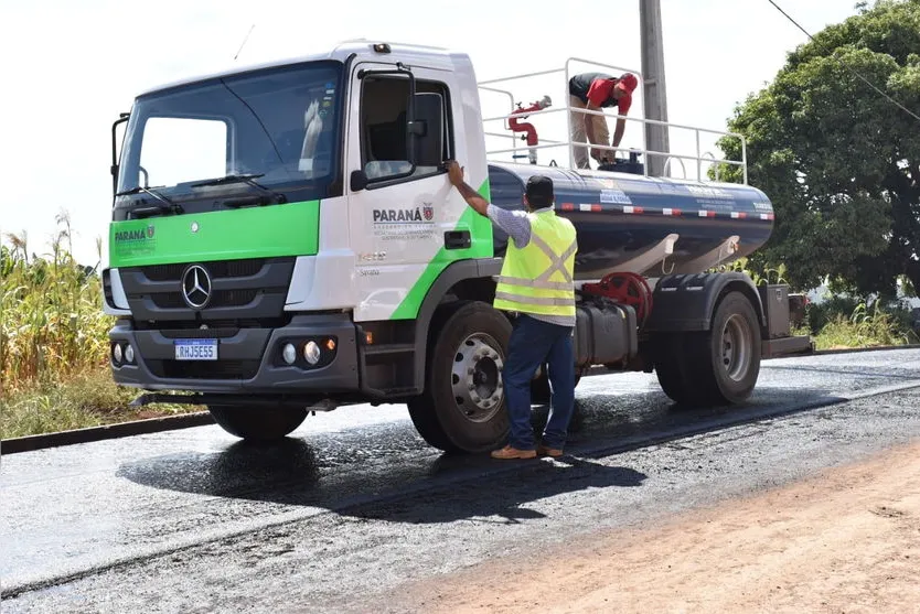 Trecho entre Rio Bom e Apucarana recebe asfalto
