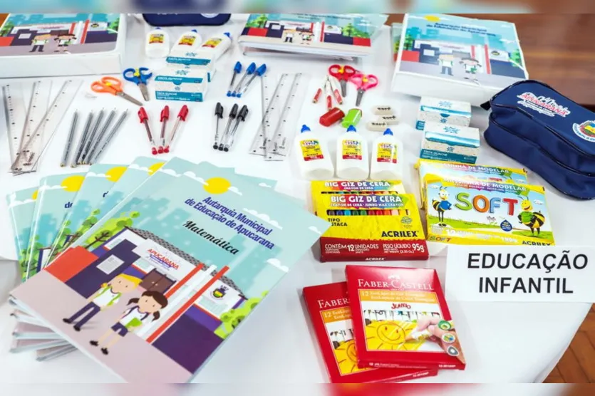 Apucarana apresenta novos uniformes e materiais escolares