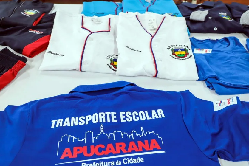 Apucarana apresenta novos uniformes e materiais escolares