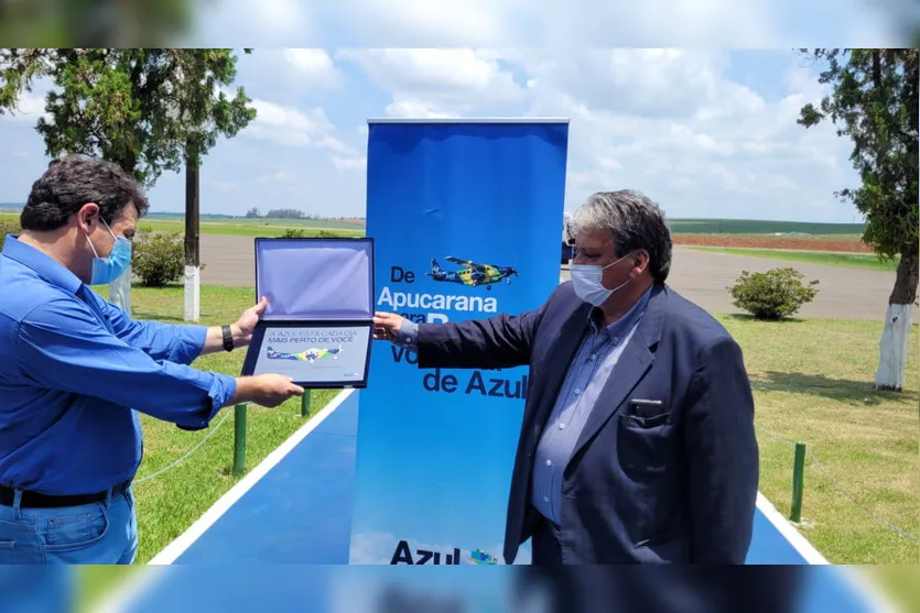 Azul realiza primeiro voo partindo de Apucarana; veja