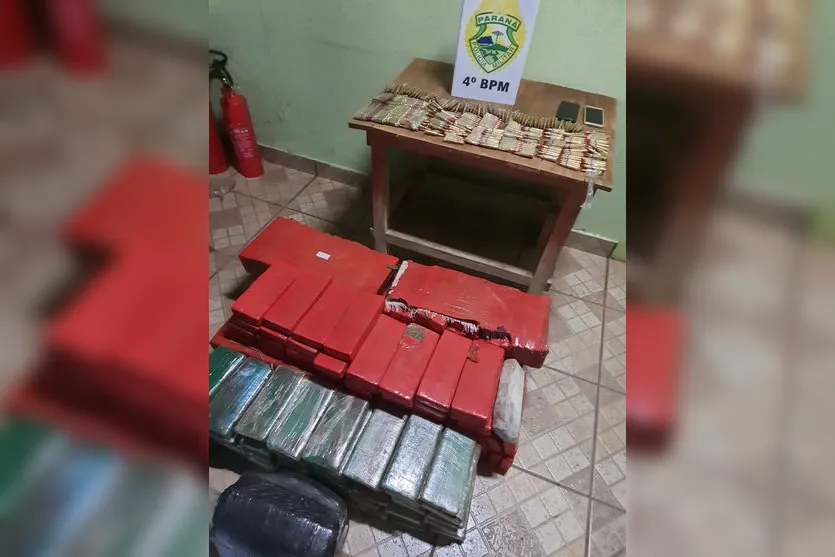 PM apreende grande quantidade de drogas em Mandaguari