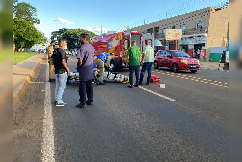  A mulher foi atendida pelo Siate e encaminhada ao hospital da Providência 