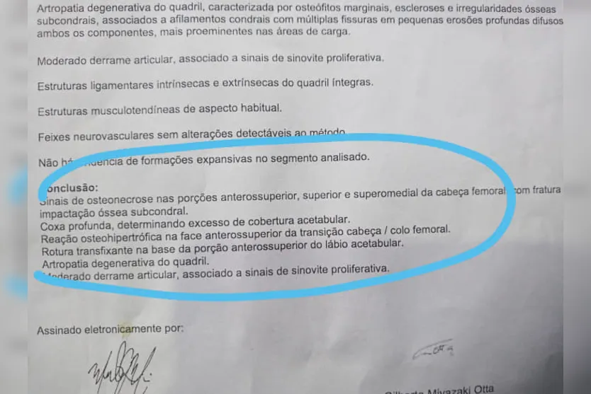 Apucaranense cria 'vaquinha' para pagar cirurgia no quadril