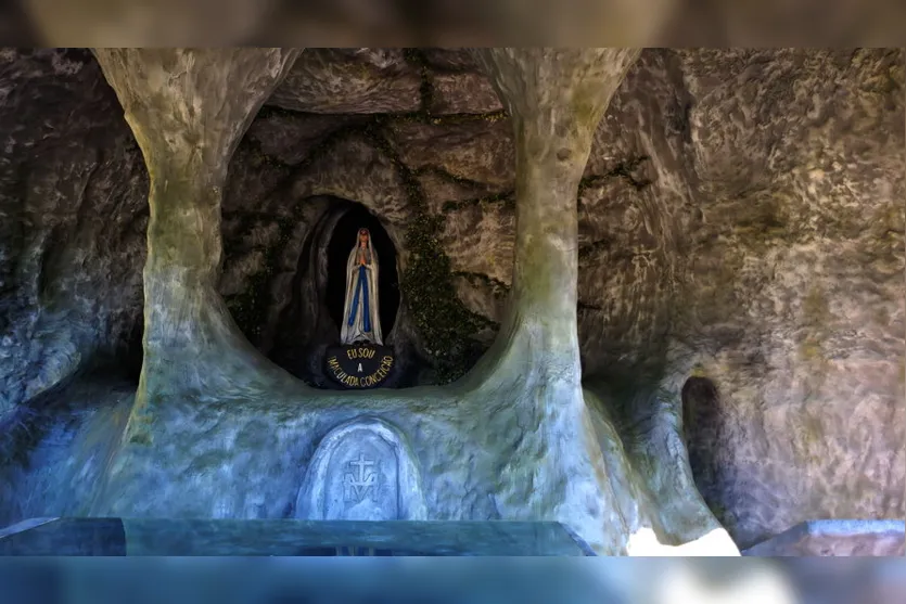 Conheça a Gruta de Nossa Senhora de Lourdes, em Apucarana