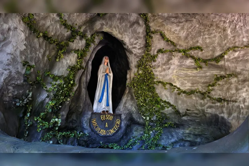 Conheça a Gruta de Nossa Senhora de Lourdes, em Apucarana