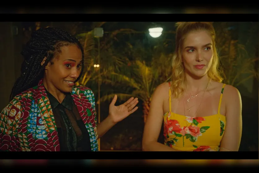  Gabriella Spaciari, natural de Cambira, durante as gravações do filme 