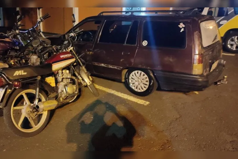 Grupo que retirava peças de motos é preso em Apucarana