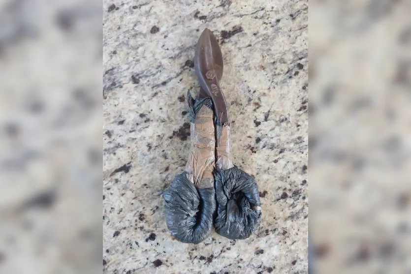 Ladrão invade casa em Apucarana com pistola de cola quente