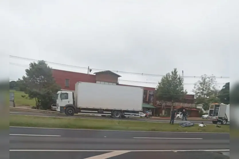 Motociclista morre em acidente na BR-376 nesta manhã