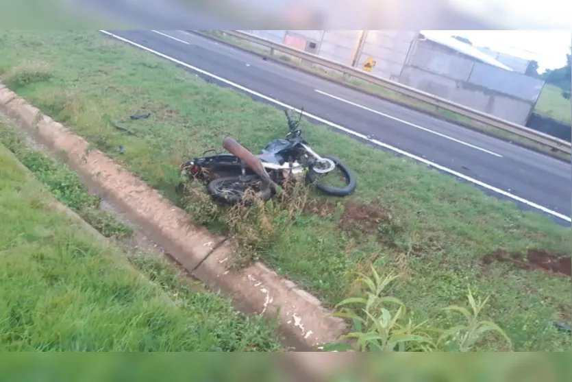 Motociclista morre em acidente na BR-376 nesta manhã