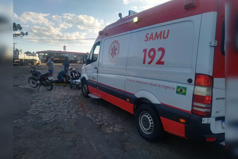 Motociclista sofre queda na BR-369, em Aricanduva