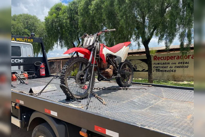 PM de Apucarana encontra peças furtadas em oficina