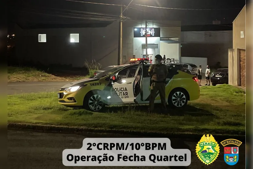 PM de Apucarana realiza Operação Fecha Quartel
