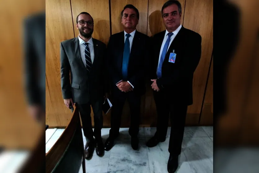 Toledo se reúne com Bolsonaro e ministros em Brasília