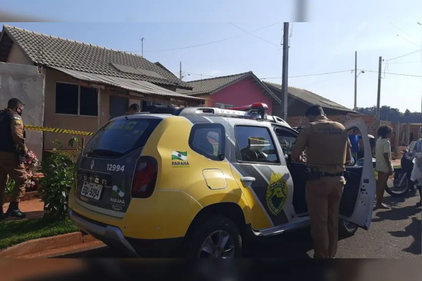  A Polícia chegou rapidamente ao local do crime, no Solo Sagrado, em setembro de 2020 