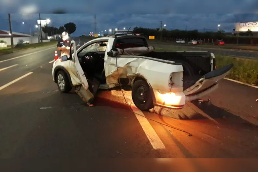 Acidente em Jandaia do Sul deixa duas pessoas feridas