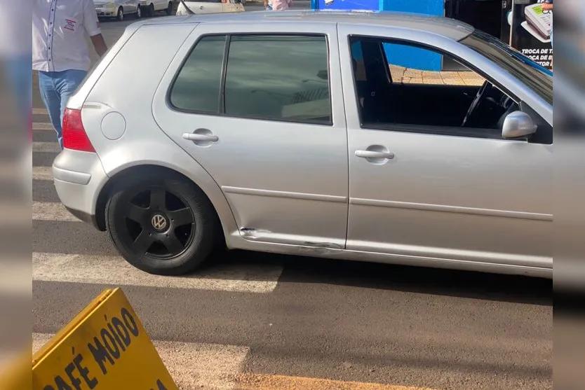 Acidente entre carro e motocicleta é registrado em Apucarana