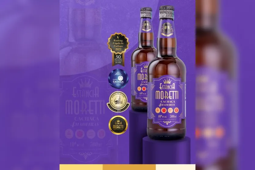 Cachaça Estância Moretti 4 Madeiras é a segunda melhor cachaça do Brasil