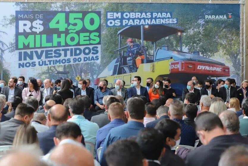 Governo investe mais de R$ 450 milhões em obras urbanas no Paraná