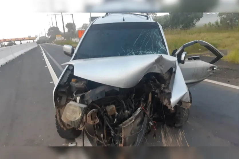 Motorista morre após bater em mureta na BR-376