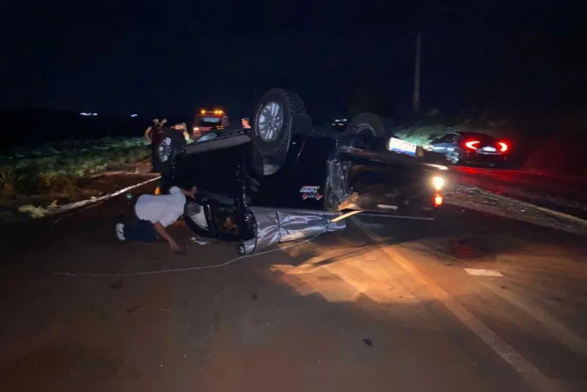  O acidente foi por volta das 22h40, logo após uma curva, a cerca de 5 km de São Pedro do Ivaí. 